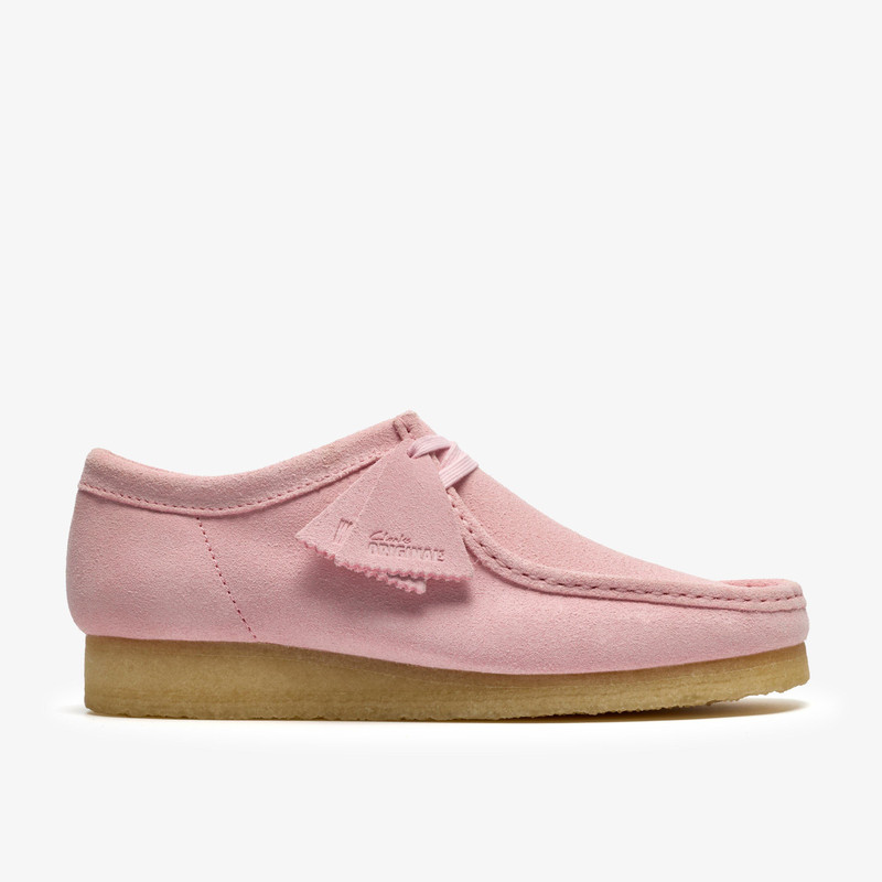 Wallabee Light Pink Suede 1