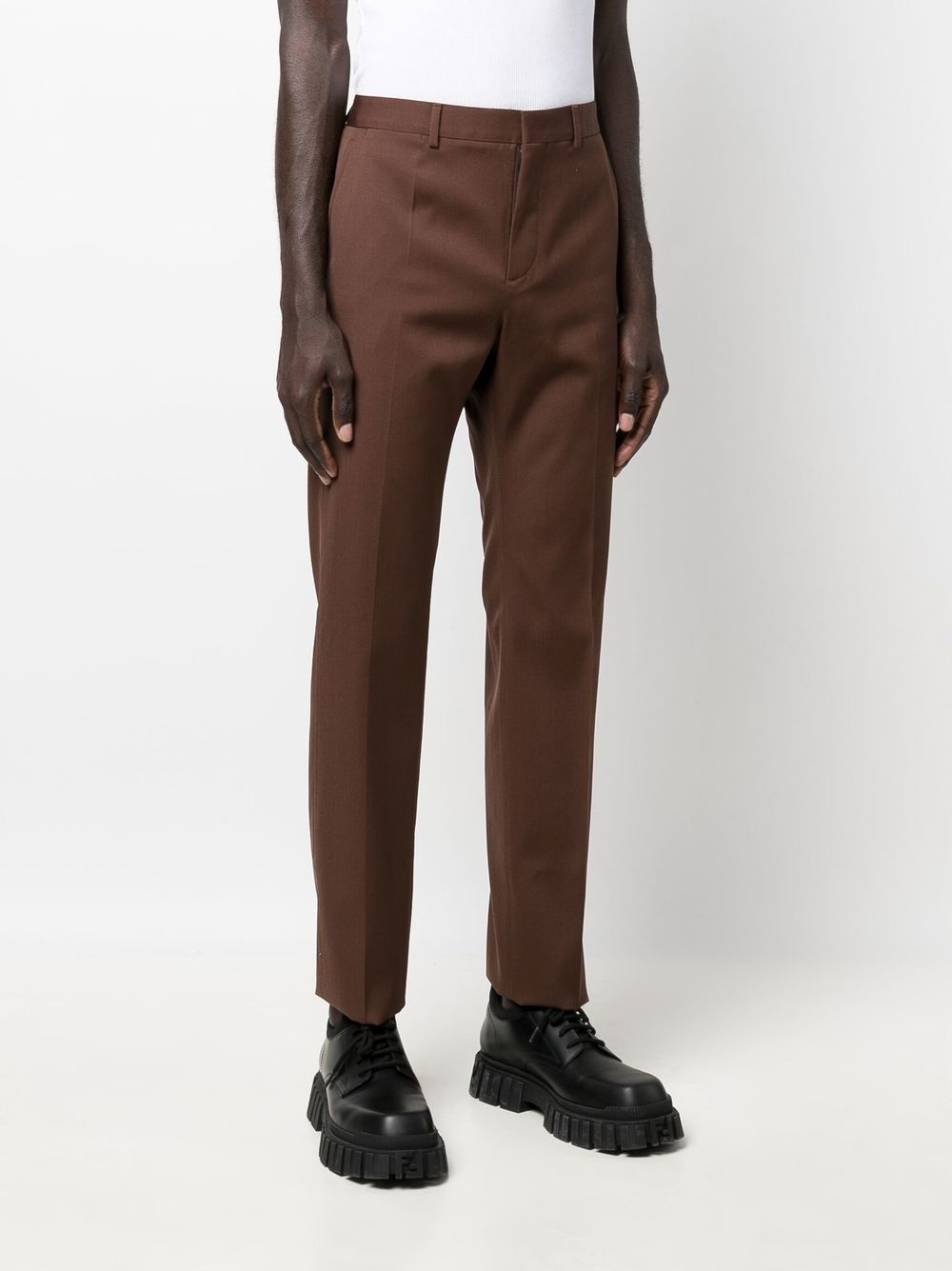 straight-leg tailored trousers - 3