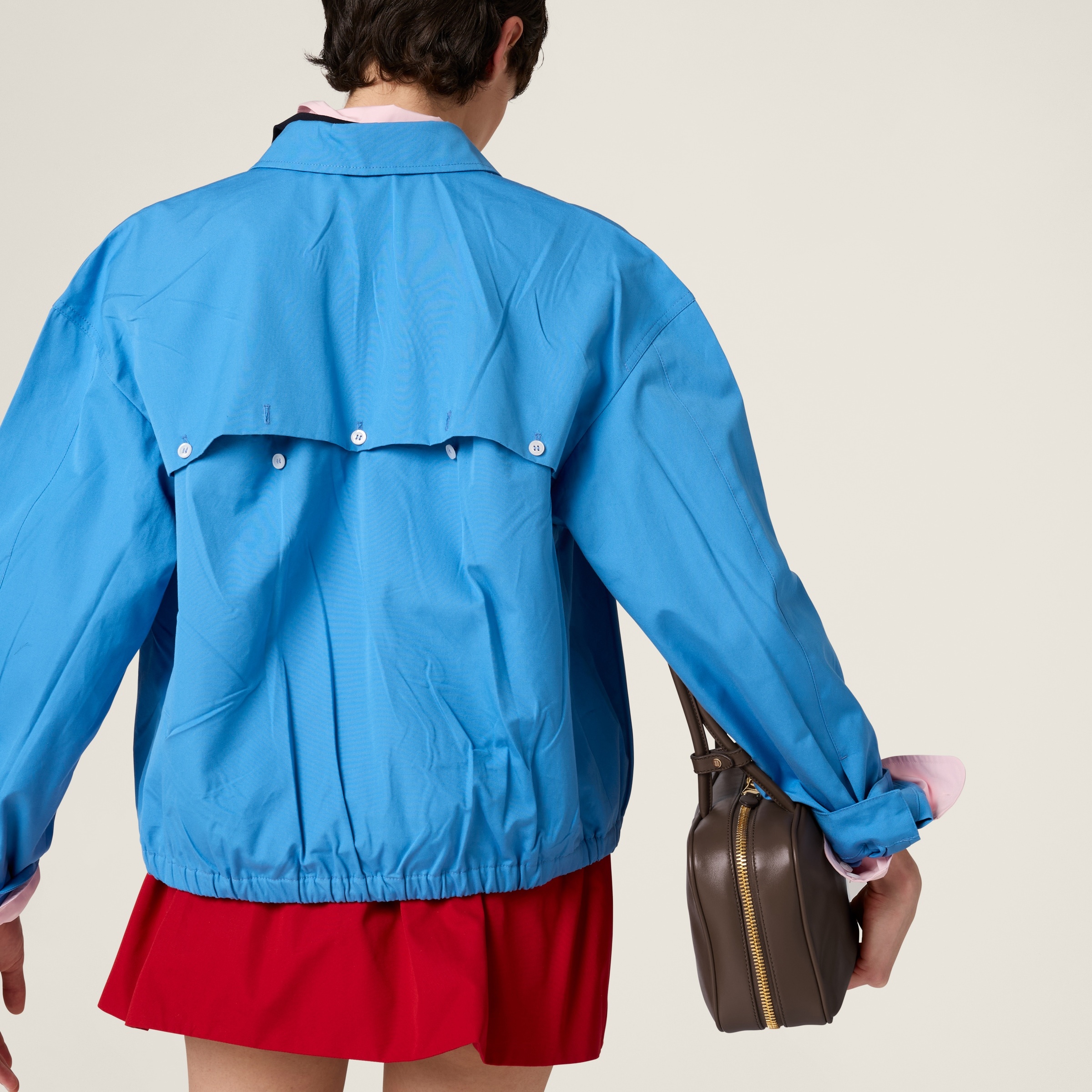 Poplin blouson jacket - 6