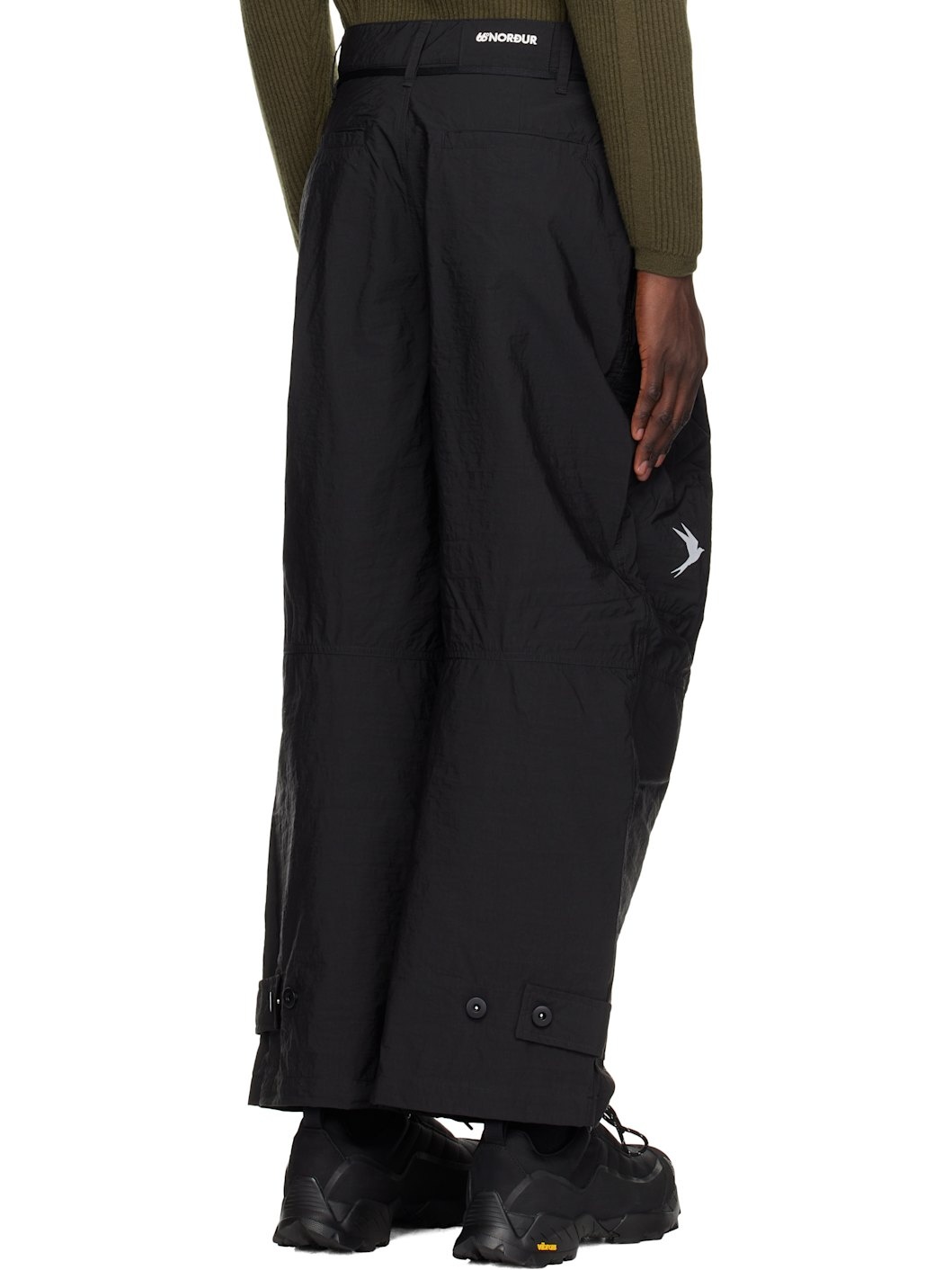 Black Hringbraut Cargo Pants - 3