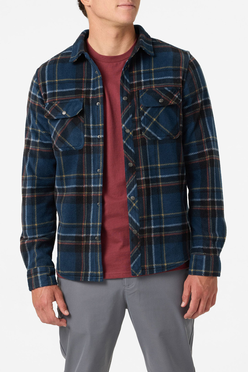 Glacier Plaid Superfleece Standard Fit Long Sleeve Shirt 7