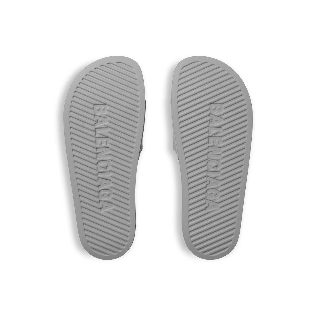 Men's Pool Slide Sandal  in Grey/white - 7