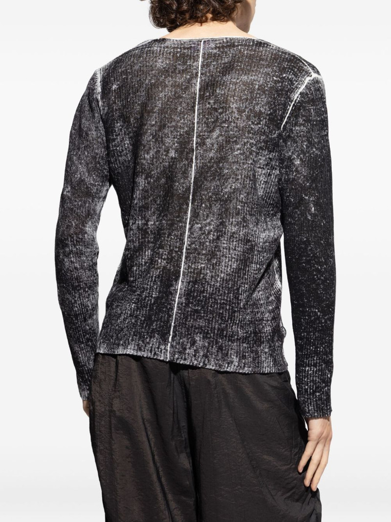 Robbel ribbed V-neck sweater 4