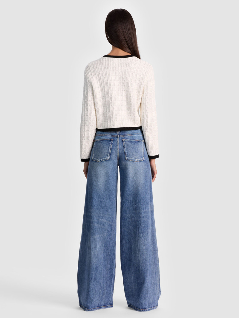 Alice + Olivia AKIRA BOW CARDIGAN outlook
