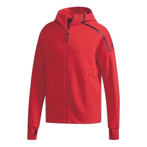 Men's adidas Sports Knit Red Jacket EA2105 - 1