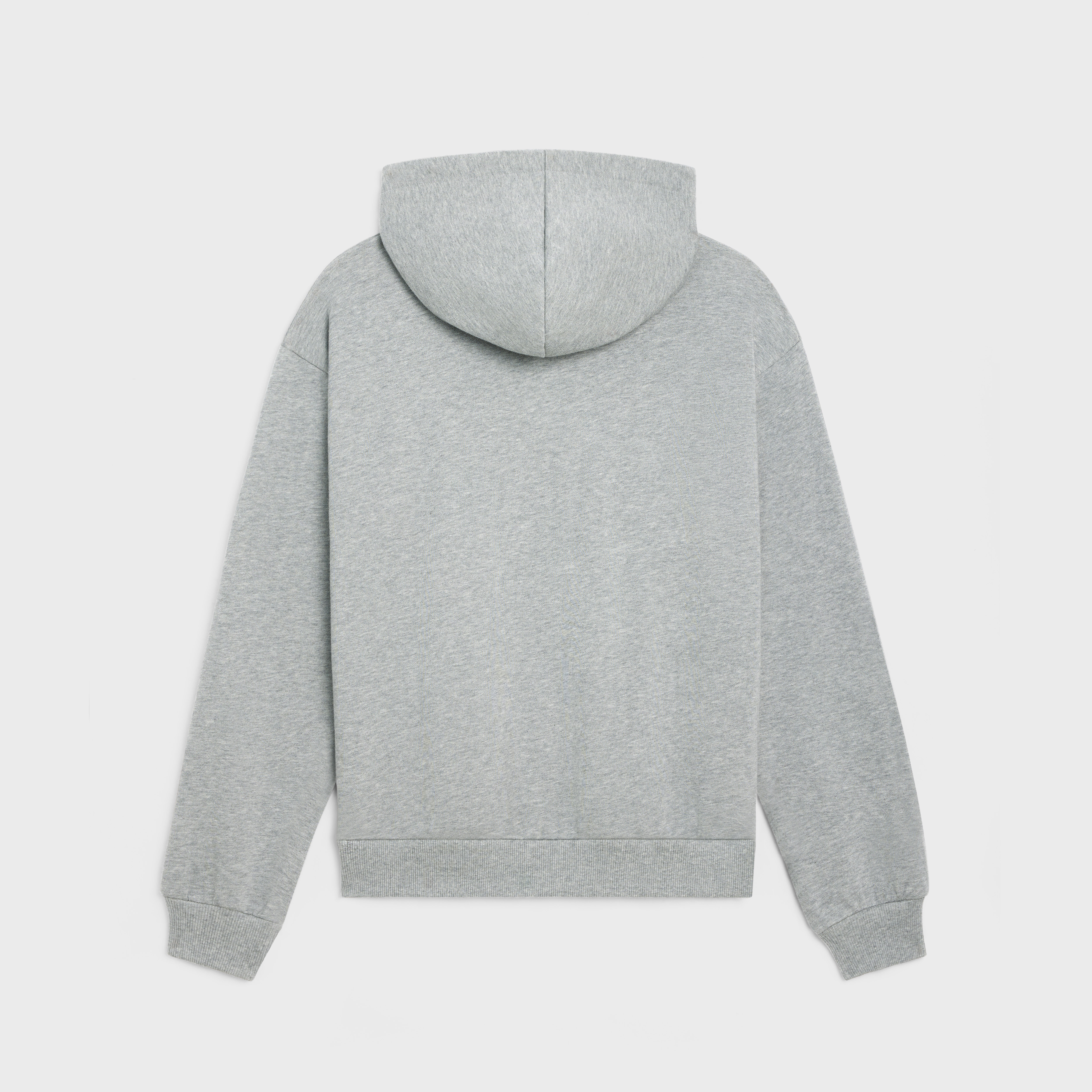 celine loose hoodie in cotton fleece - 2