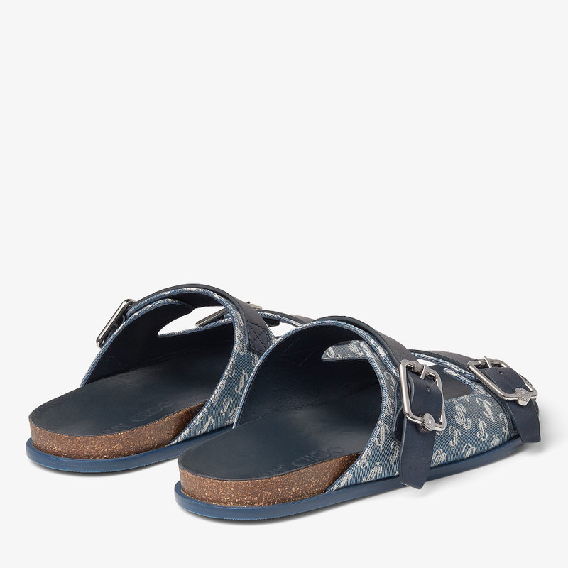 JIMMY CHOO Etta City Sandal
JC Monogrammed Denim Sandals outlook