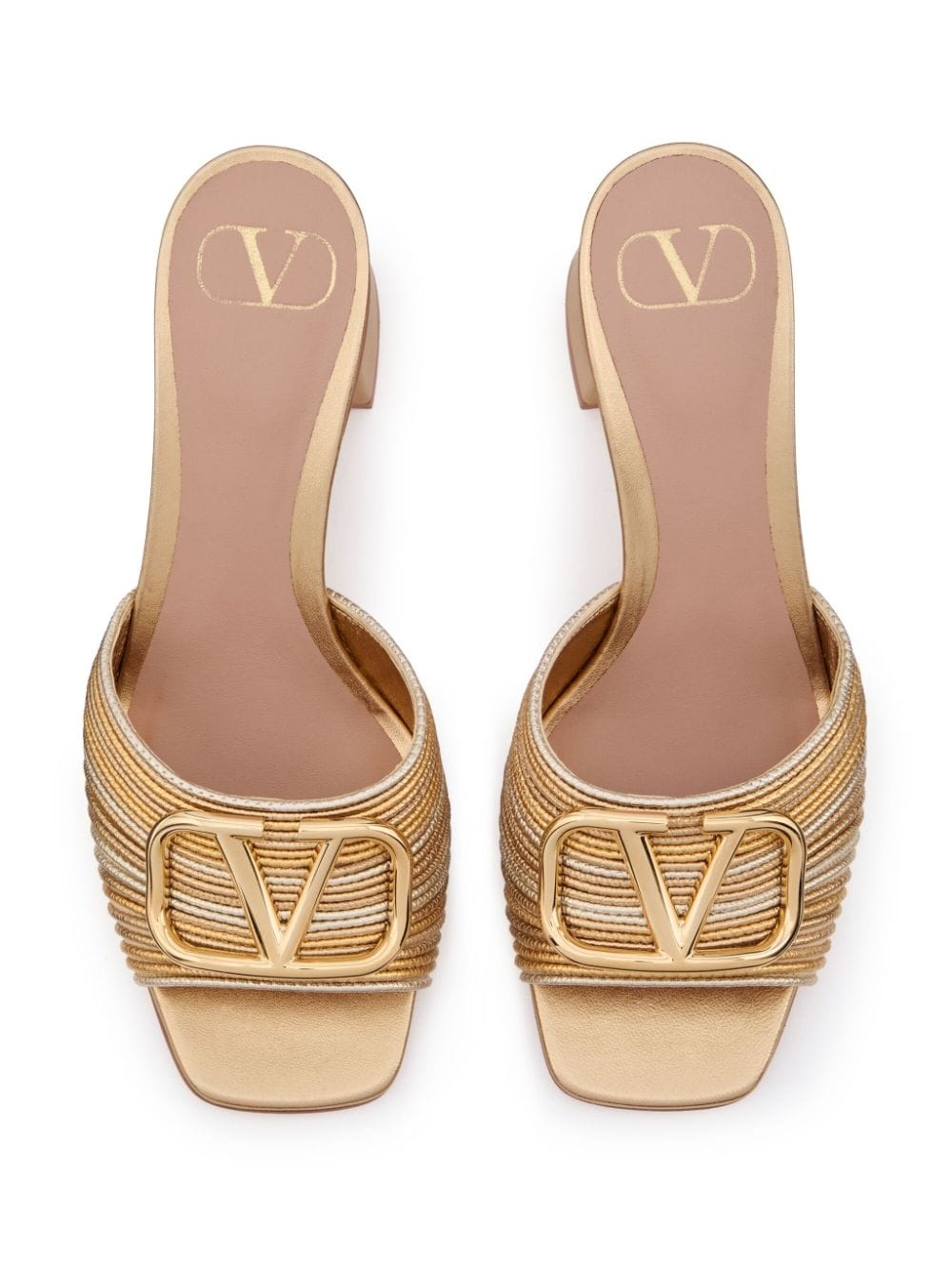 VLogo slide sandals - 4