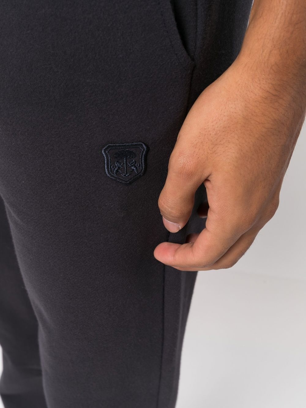 drawstring slim-cut trousers - 5