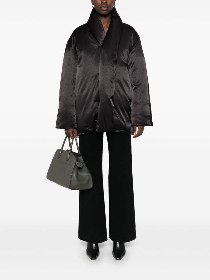 Totême satin puffer jacket outlook