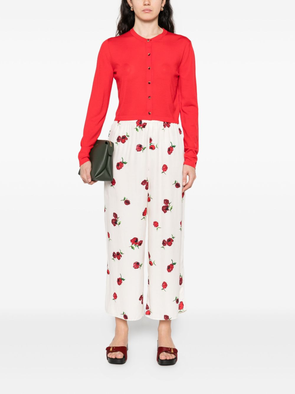 graphic-print trousers - 2