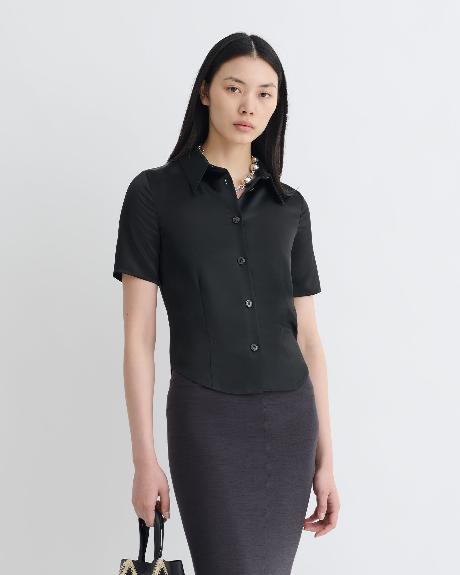Slip Satin Shirt - 2