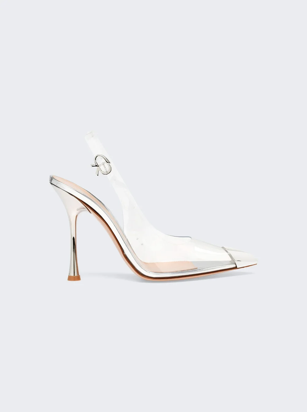 Diana Glass Pumps Silver - 1