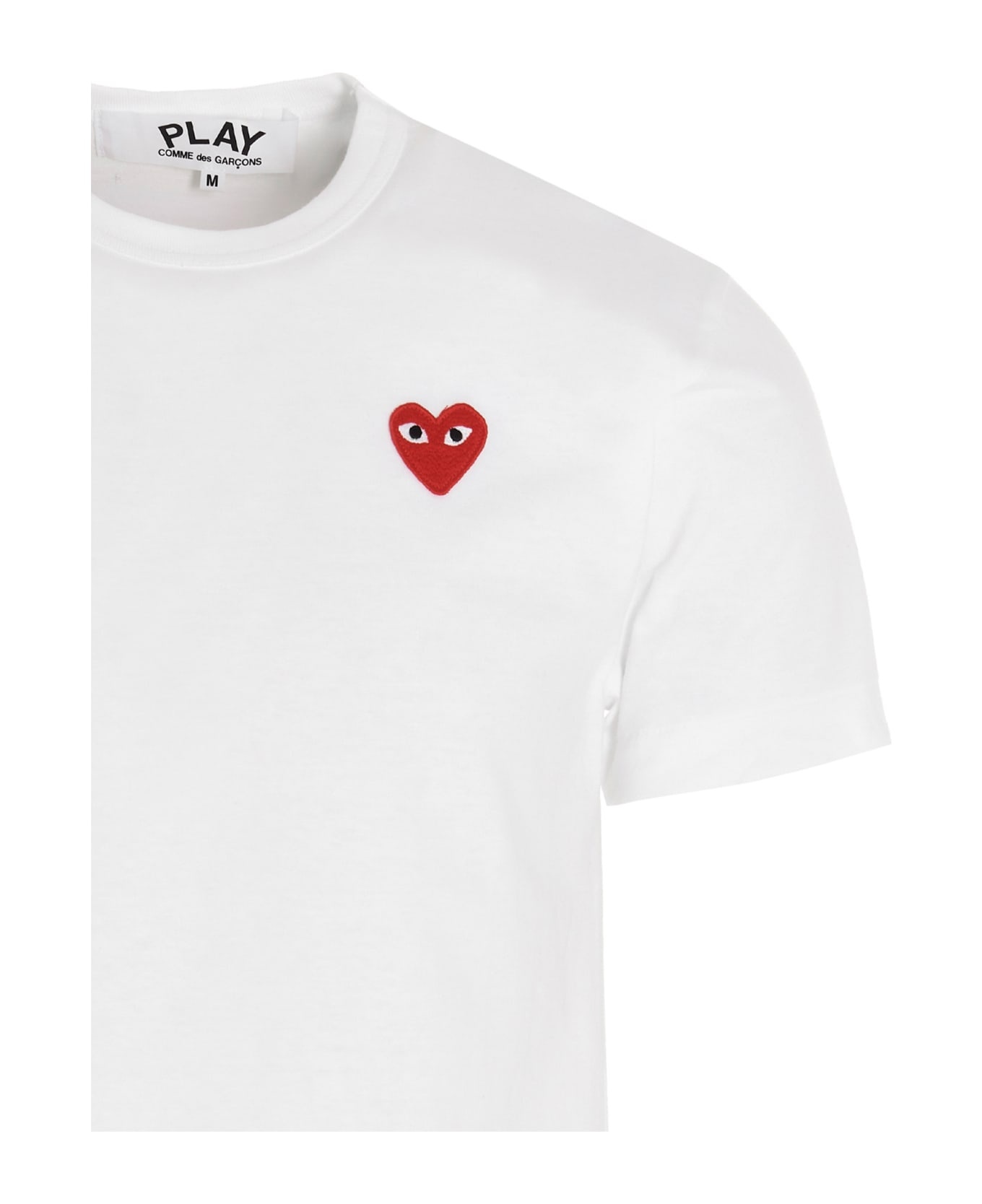 Comme Des Garçons Logo Patch T-shirt | italist | REVERSIBLE