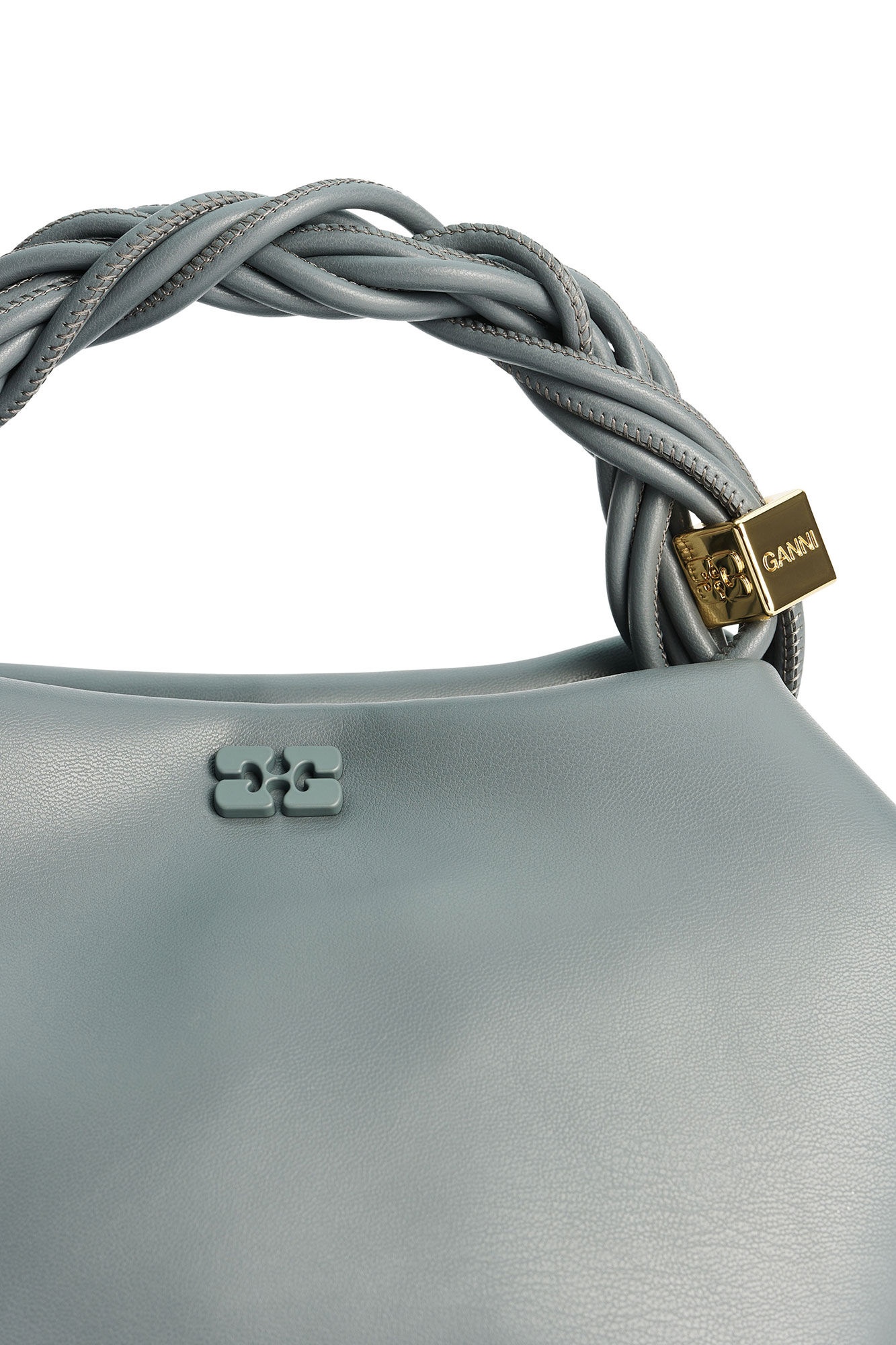 DARK GREY SMALL GANNI BOU BAG - 5