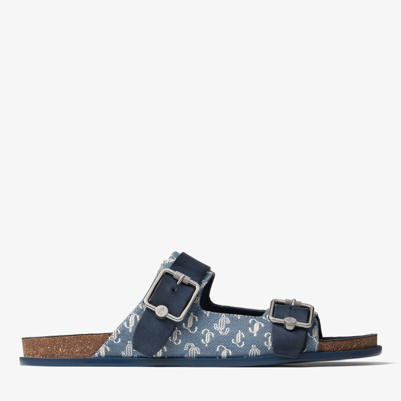 Etta City Sandal
JC Monogrammed Denim Sandals 1
