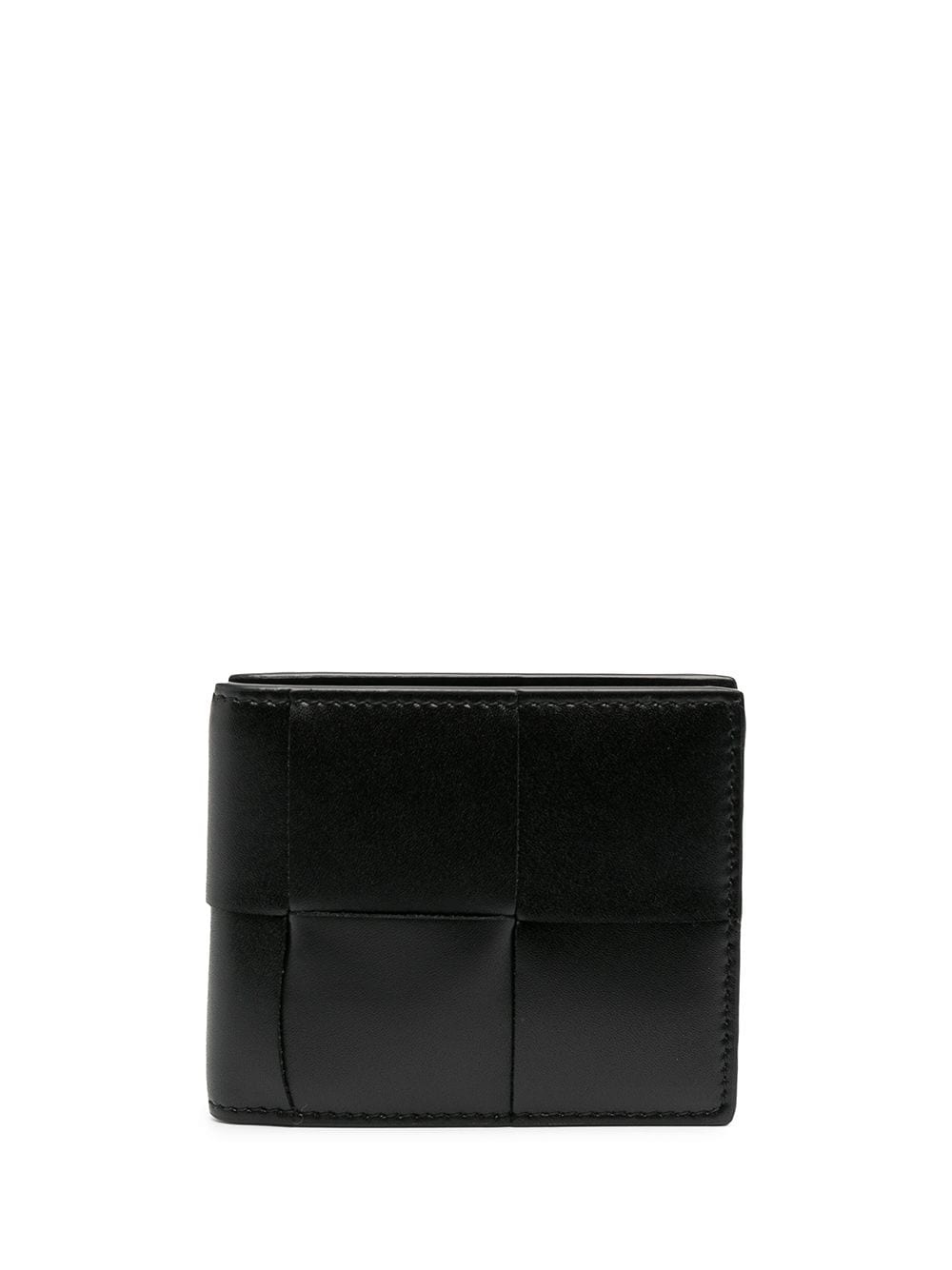 Maxi Intrecciato billfold wallet - 1