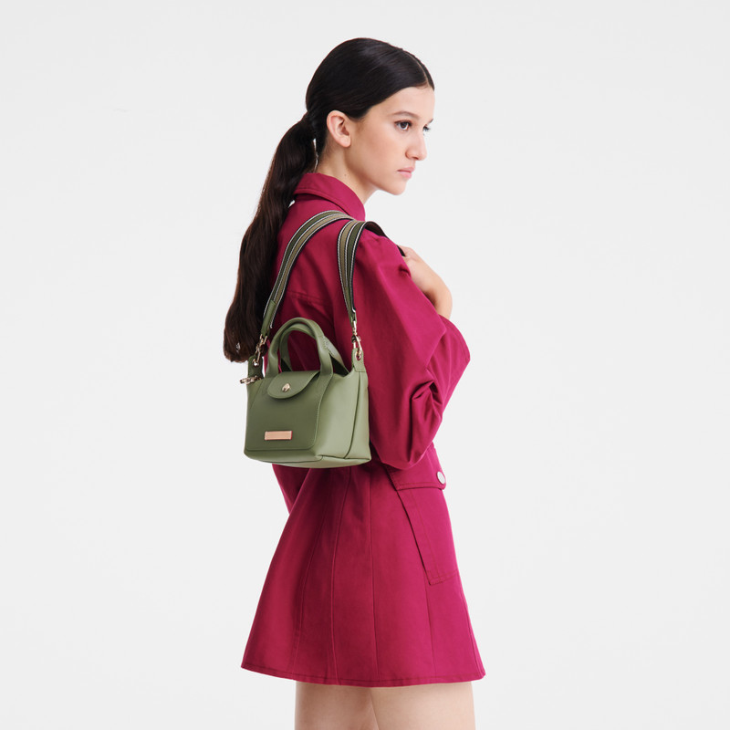 Longchamp Le Pliage Xtra XS Handbag Laurel - Leather outlook