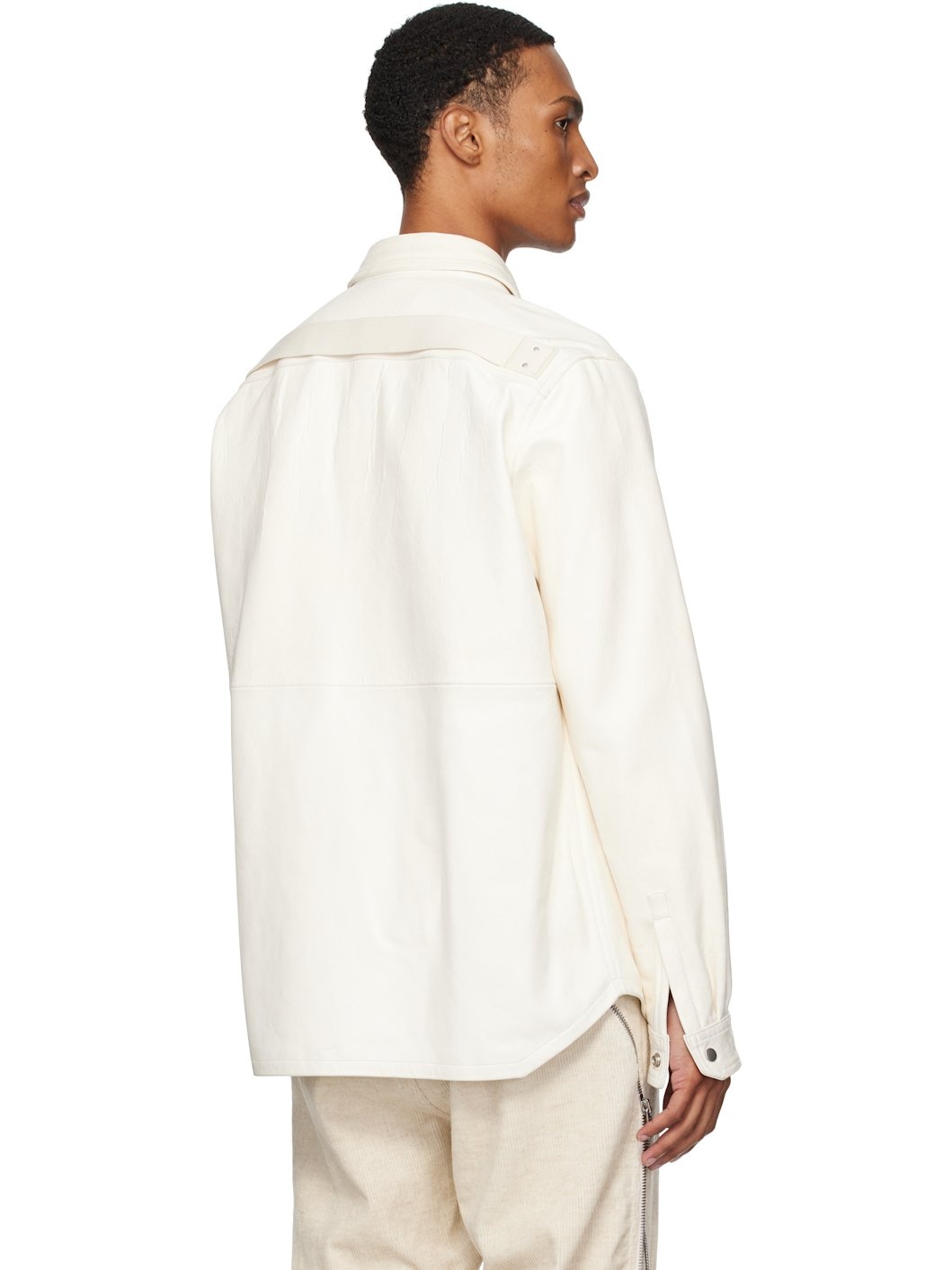 Off-White Concordians Outershirt Leather Jacket - 3