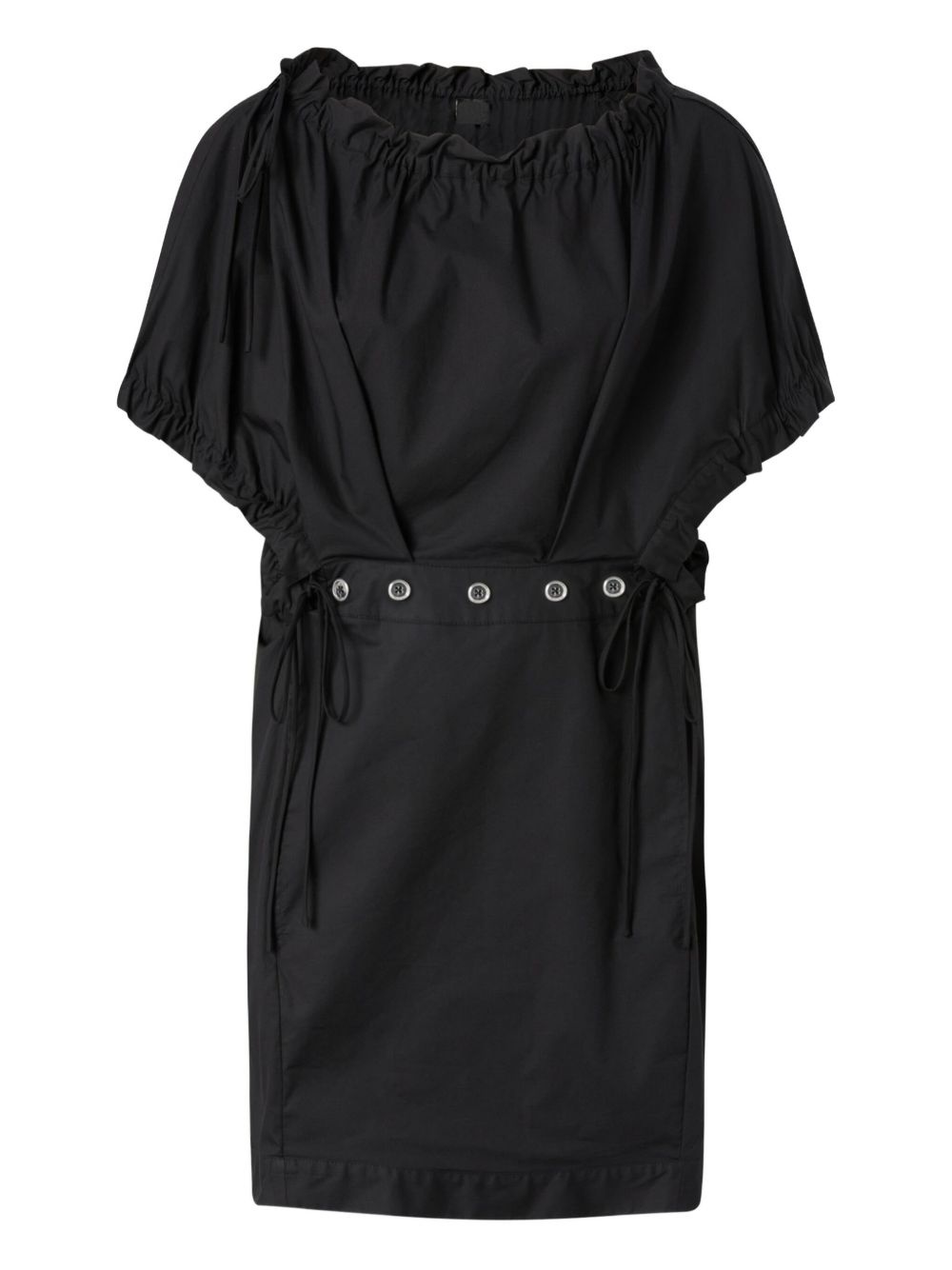 drawstring-detail minidress - 1
