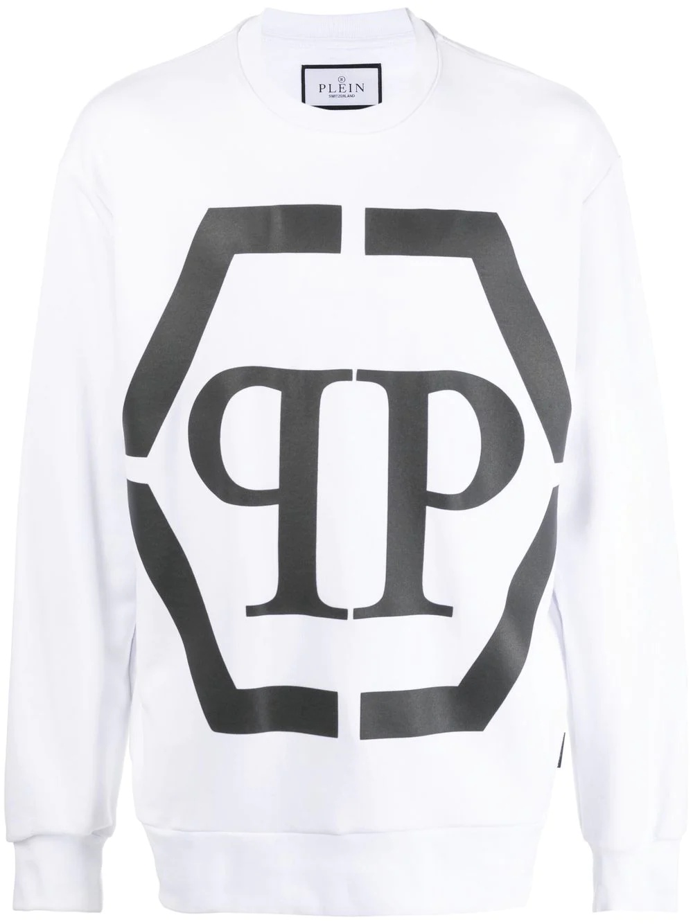 logo-print long-sleeve sweatshirt - 1