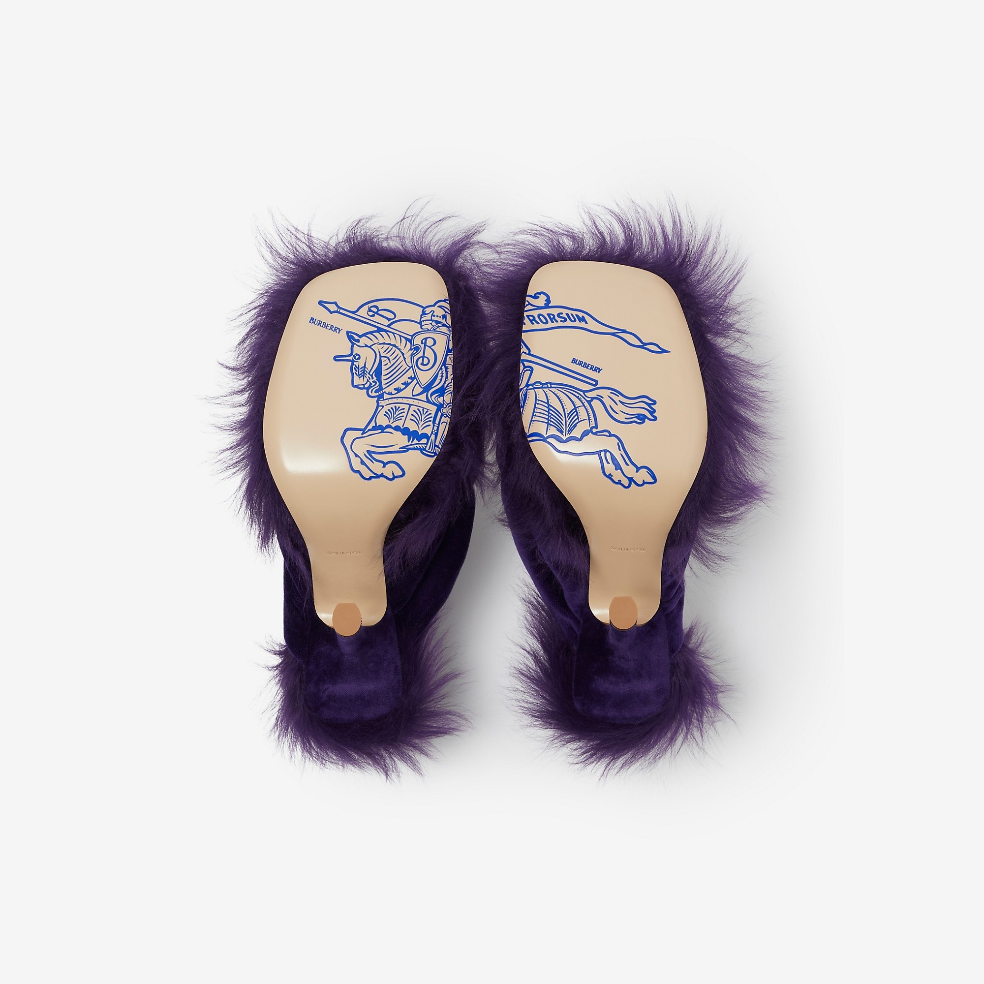Shearling Step Rose Sandals - 6