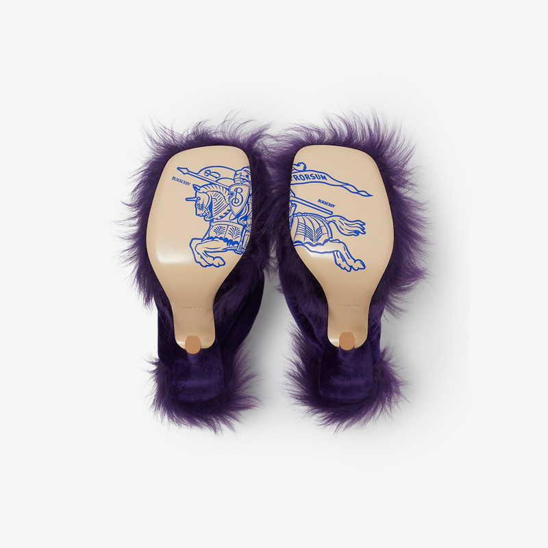 Shearling Step Rose Sandals 6
