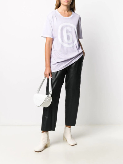 MM6 Maison Margiela logo print T-shirt outlook