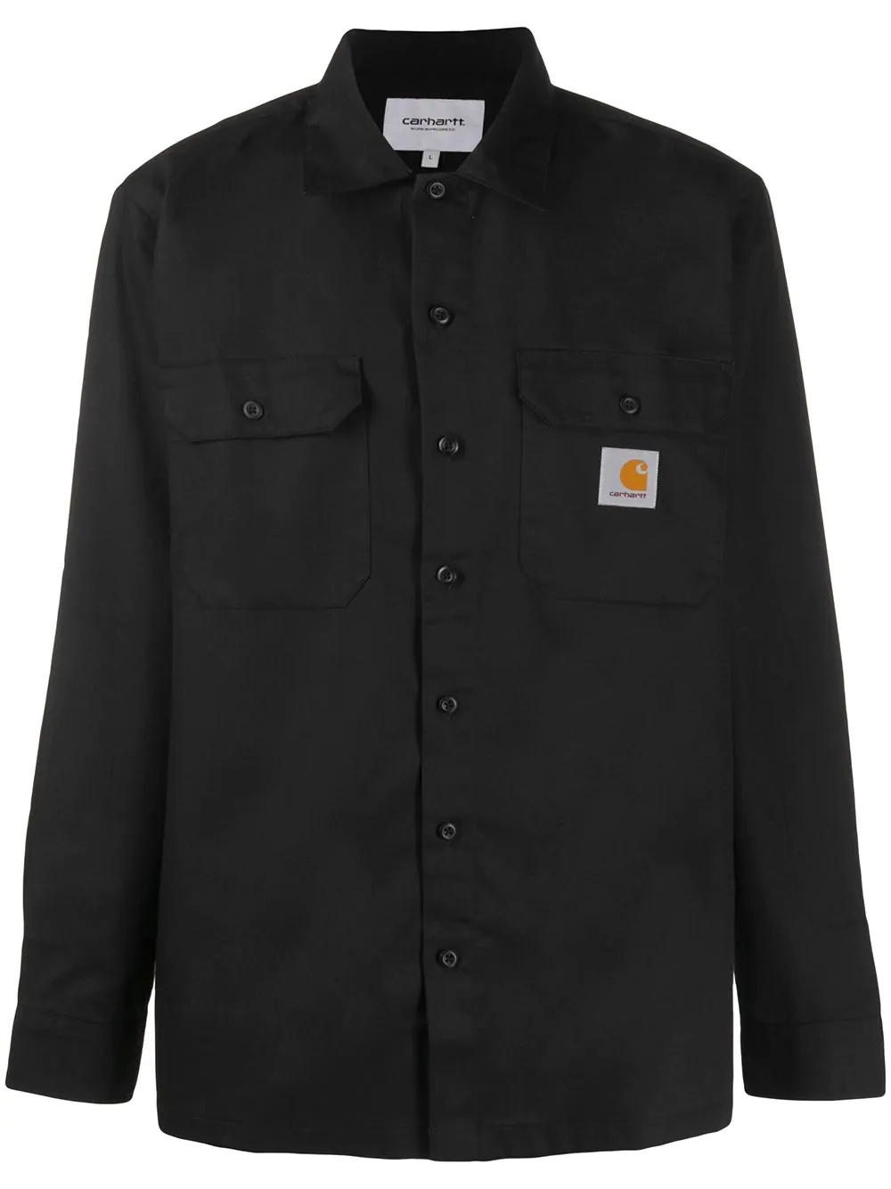 Master logo patch detail shirt - 1