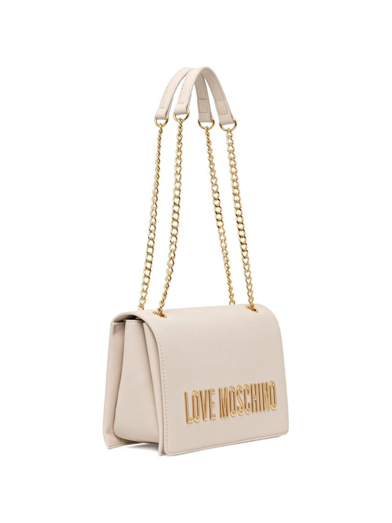 Moschino logo chain shoulder bag outlook