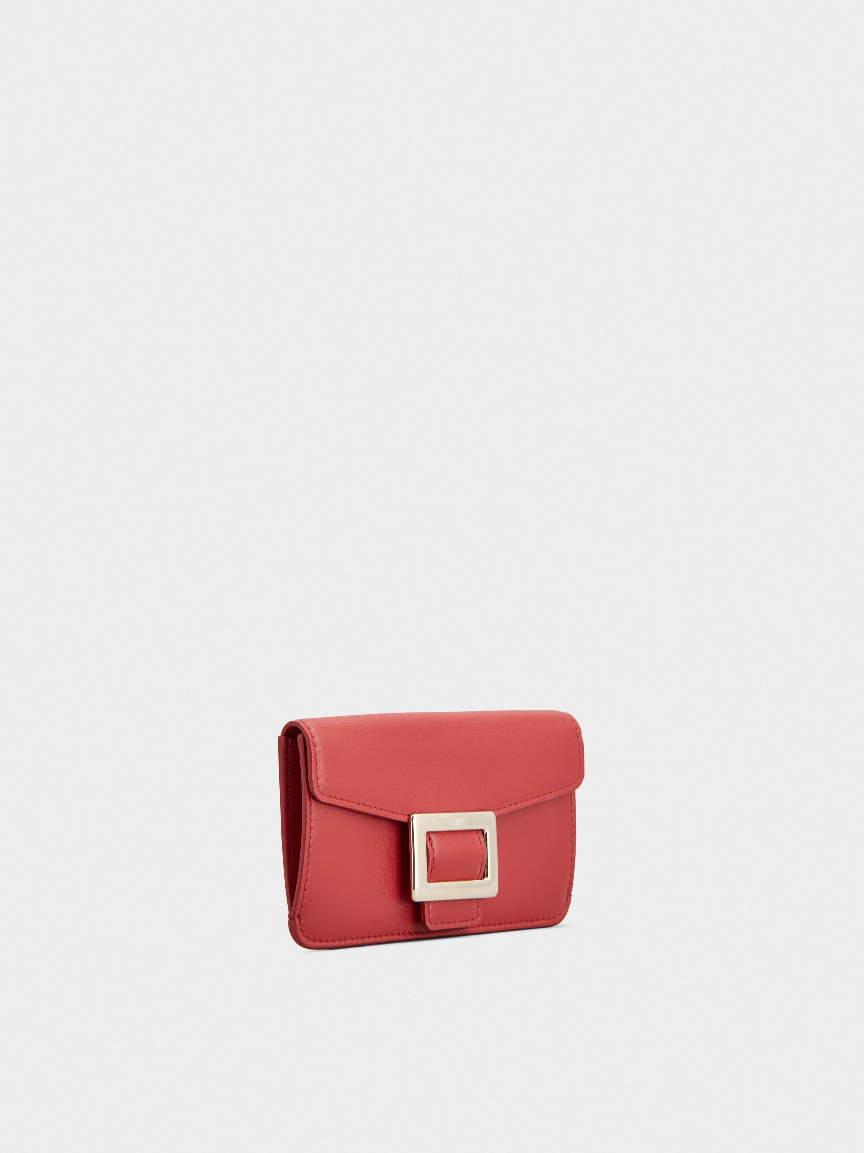 Belle Vivier Credit Card Holder in leather - 3