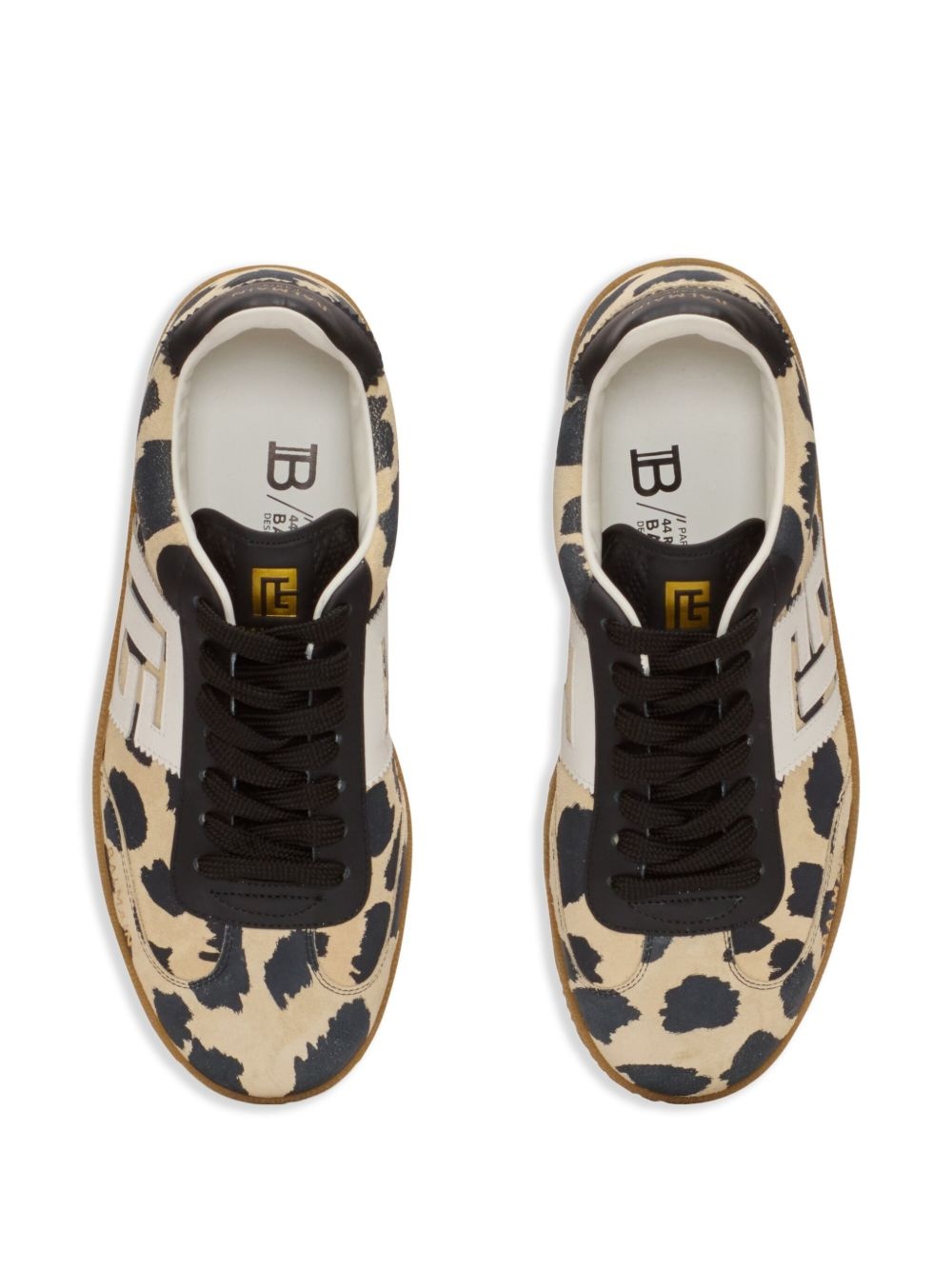 Swan leopard-print sneakers - 4