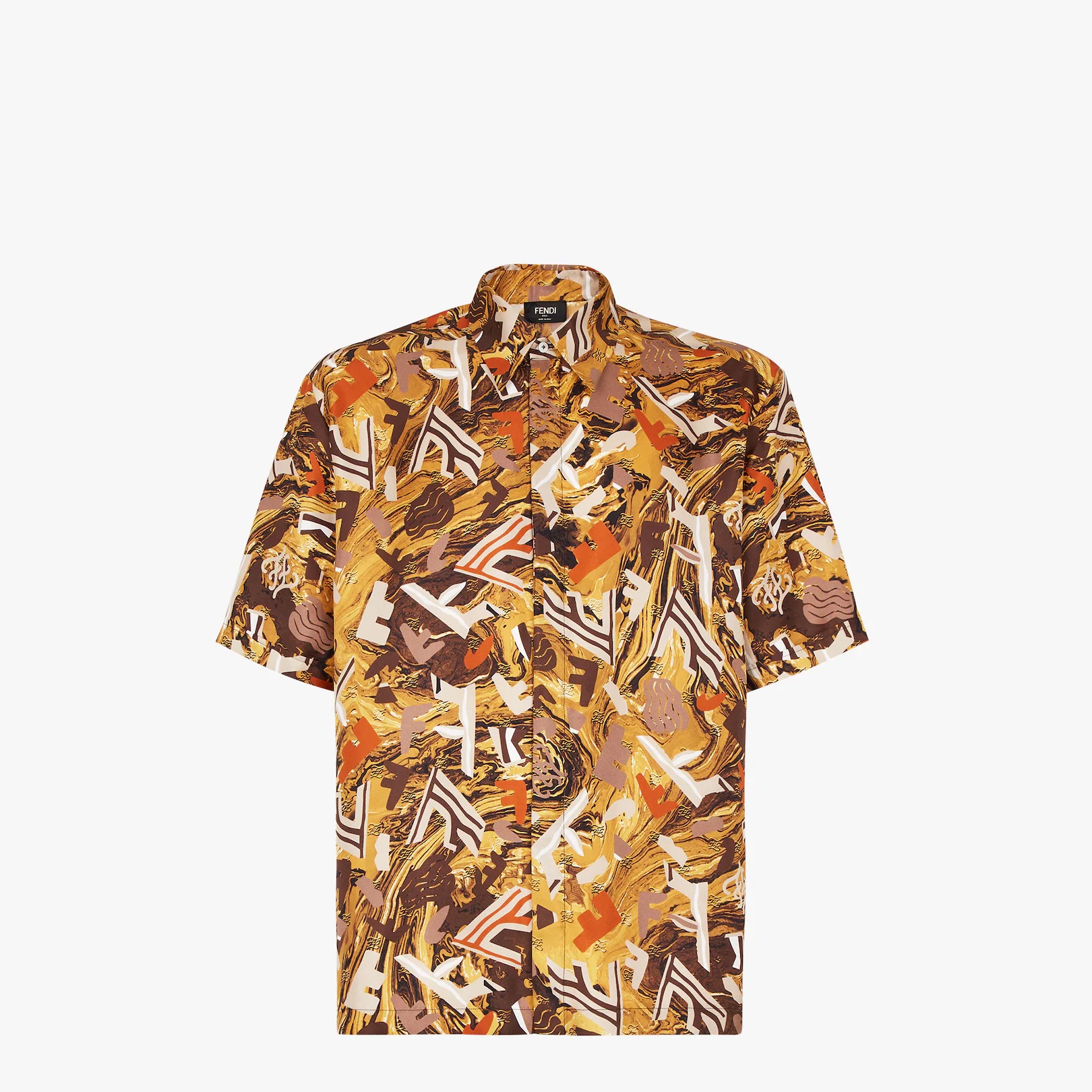 Multicolor silk shirt - 1