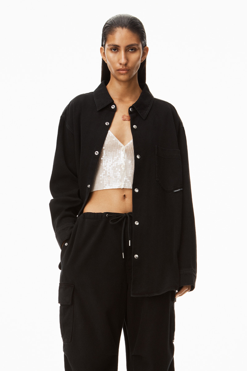 OVERSIZED SHIRT IN TWILL DENIM 2