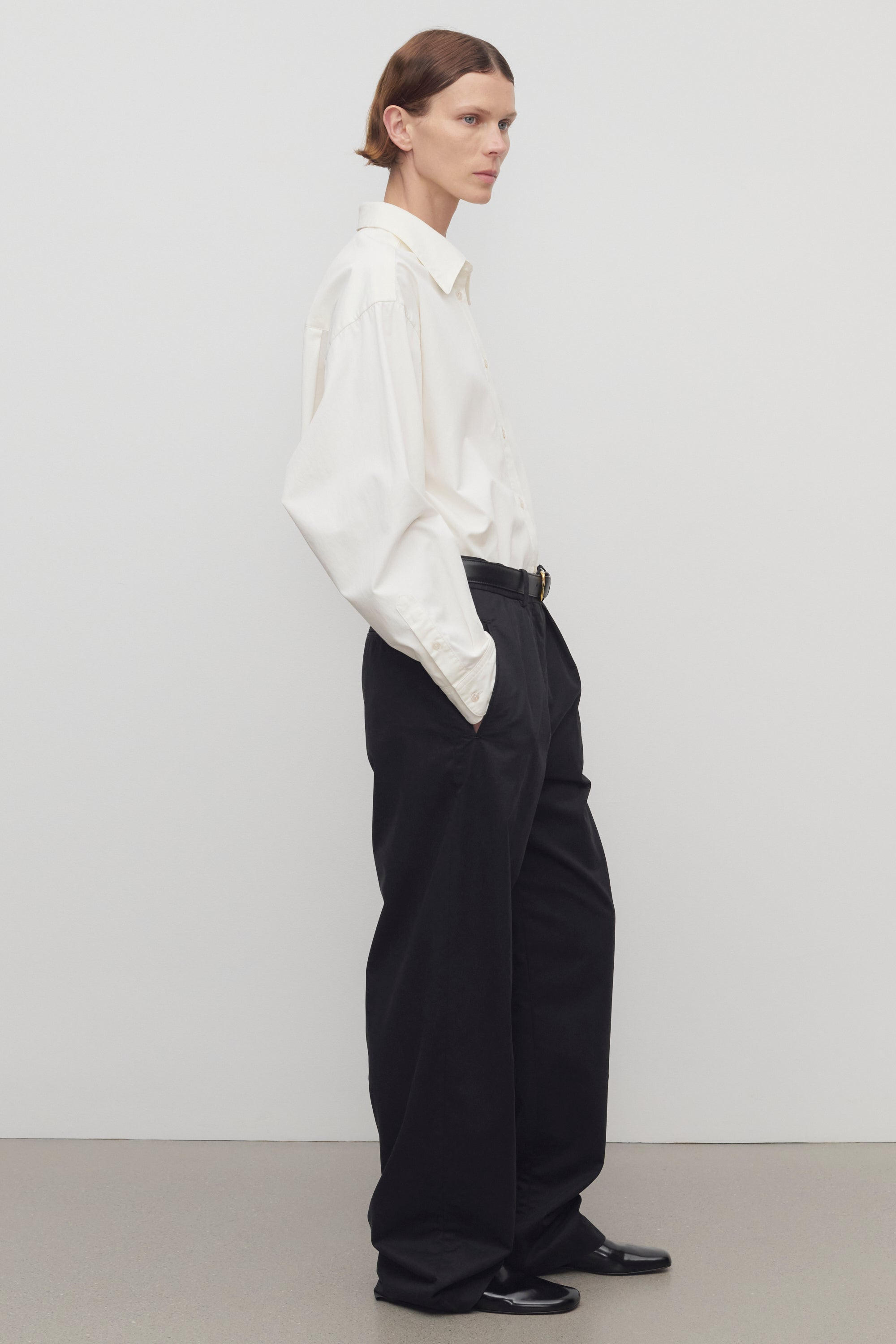 Alfidis Pant in Cotton and Cashmere - 4