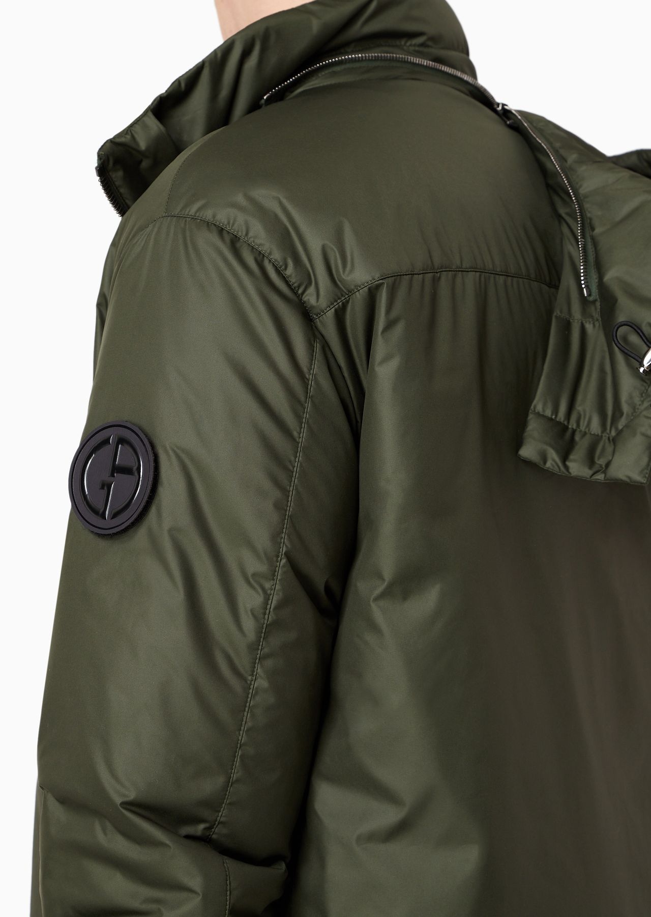 Hooded blouson with goose-down padding ASV - 7