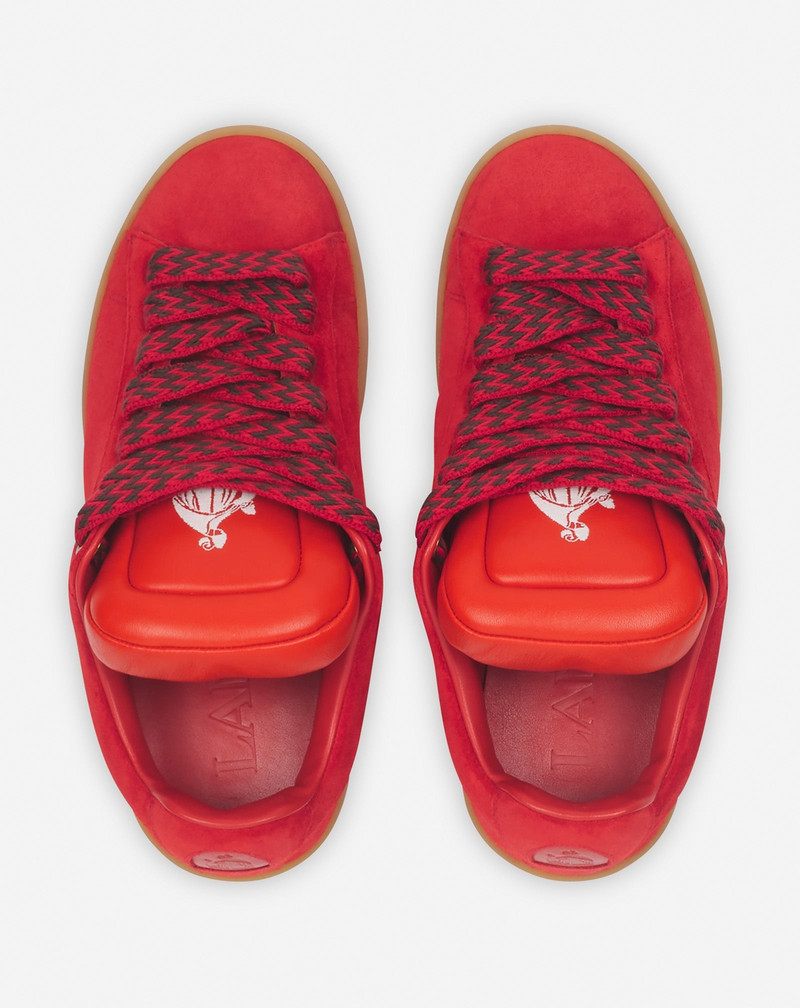 Lanvin LANVIN X FUTURE HYPER CURB SNEAKERS IN LEATHER AND SUEDE FOR MEN outlook