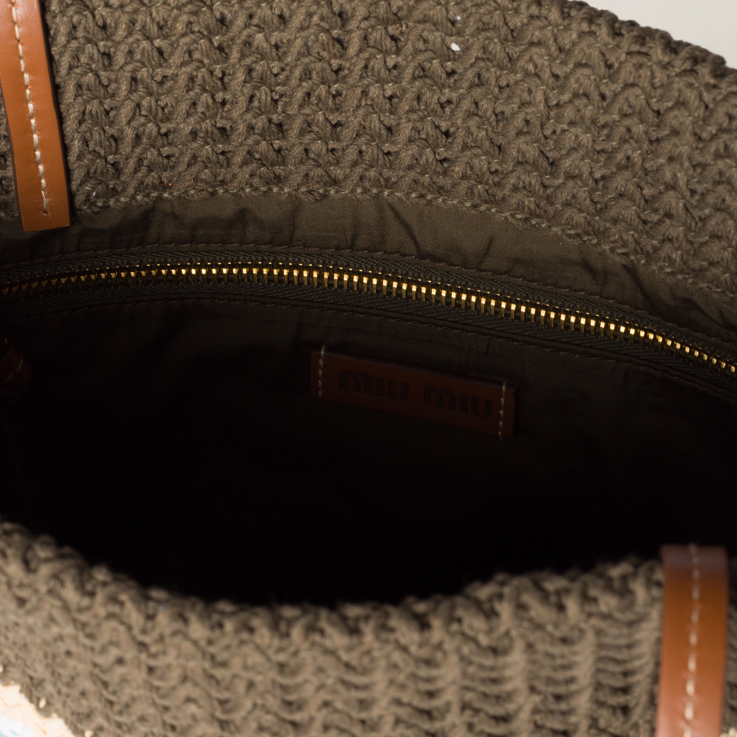 Raffia-effect woven tote bag - 6