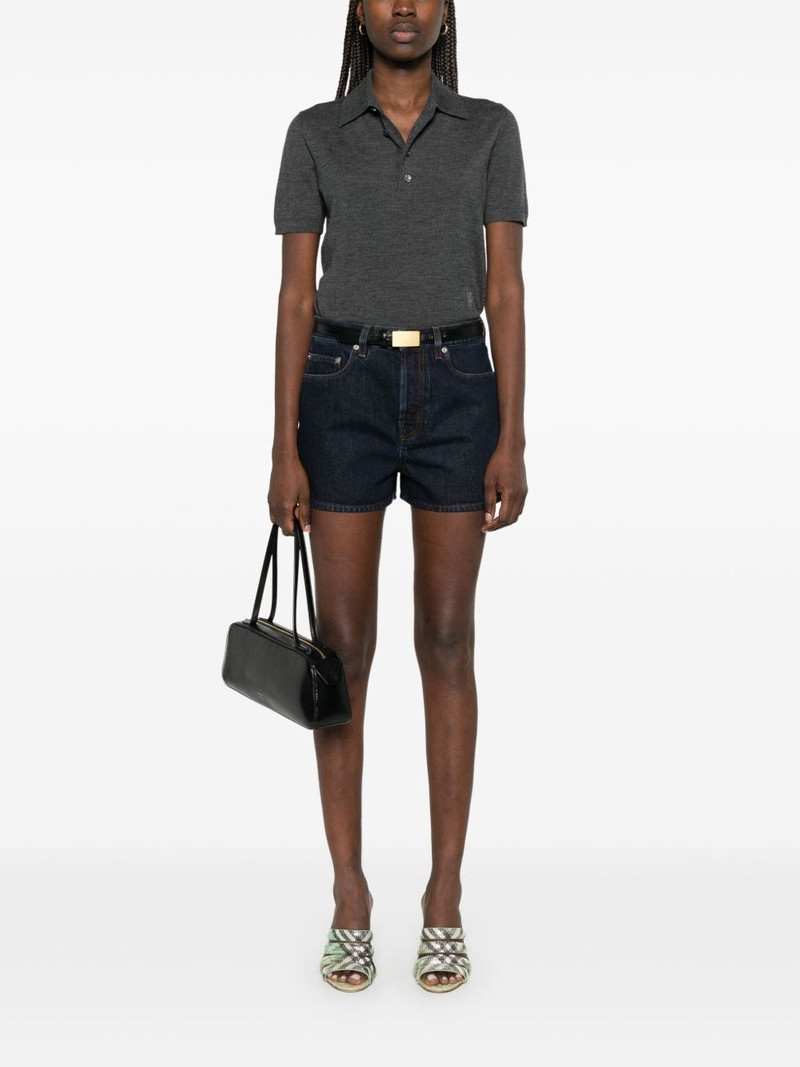 Burberry wool polo top outlook