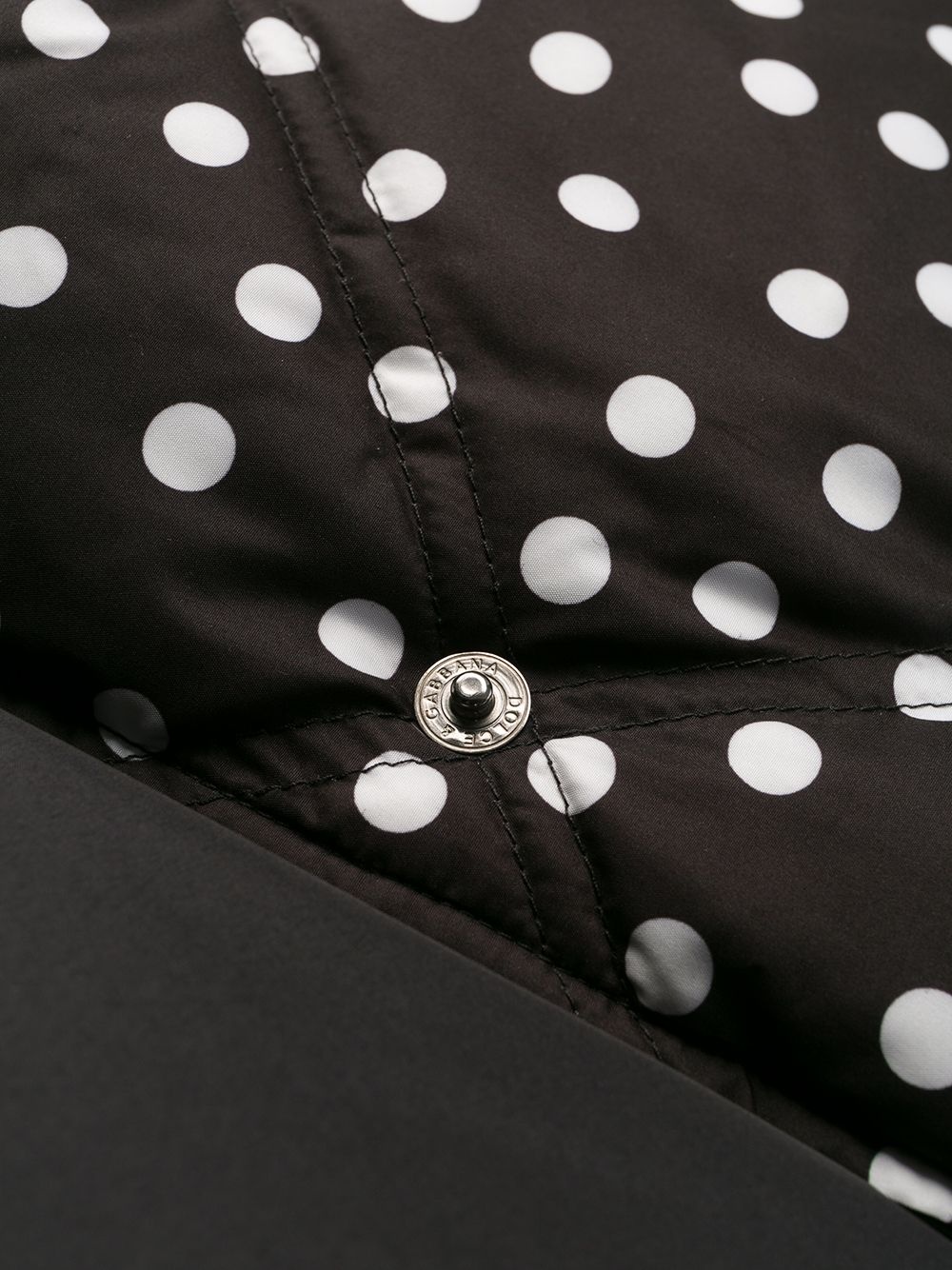 reversible polka dot puffer jacket - 8