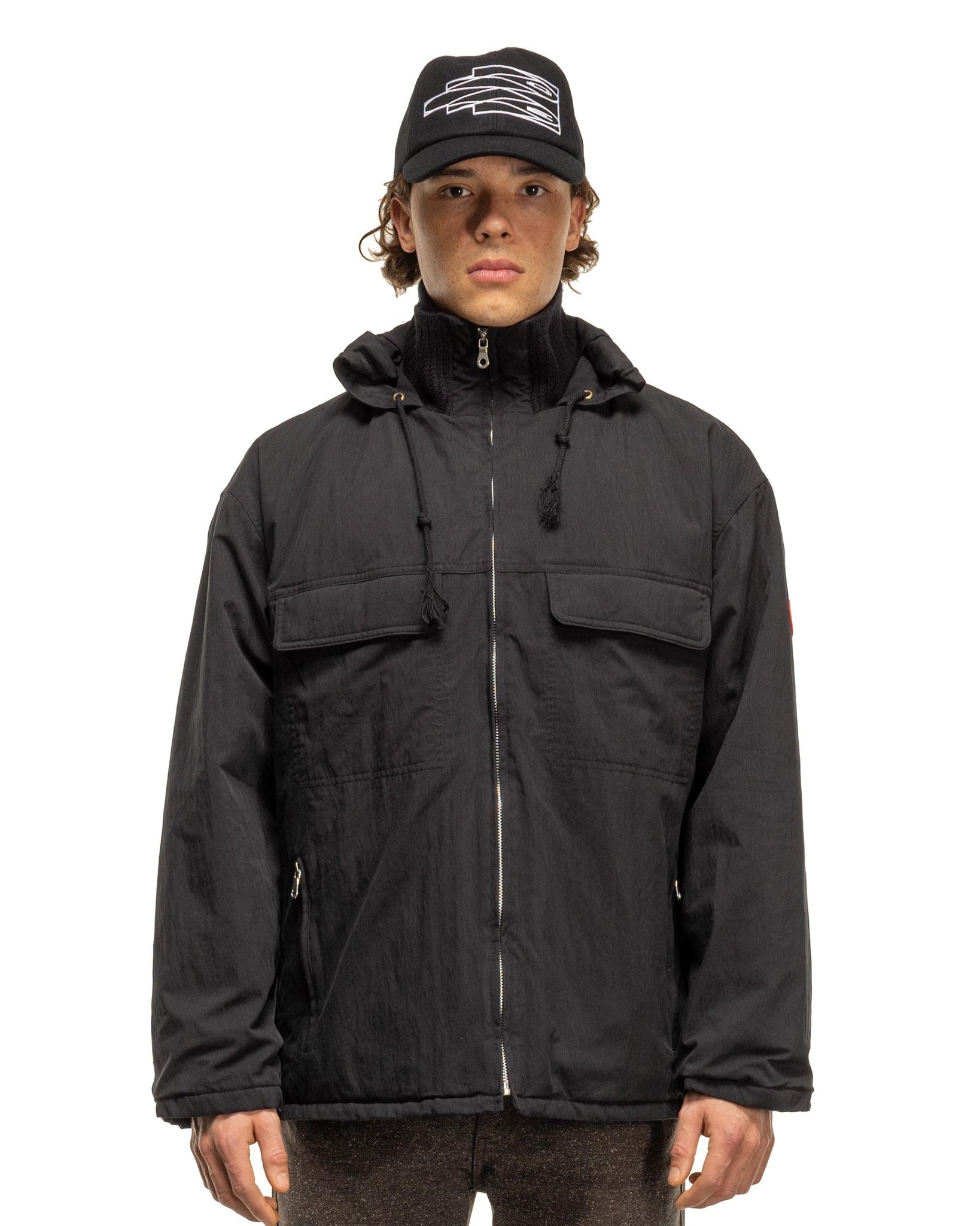 CN Rib Collar Zip Jacket