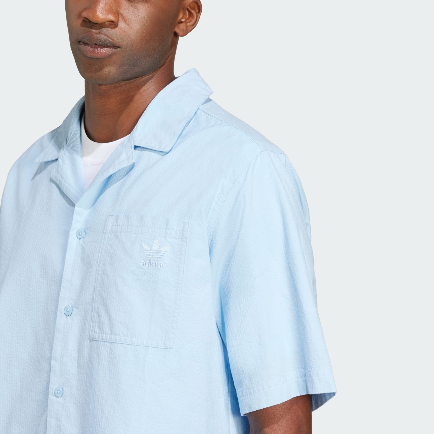 Essentials Seersucker Short Sleeve Shirt - 6