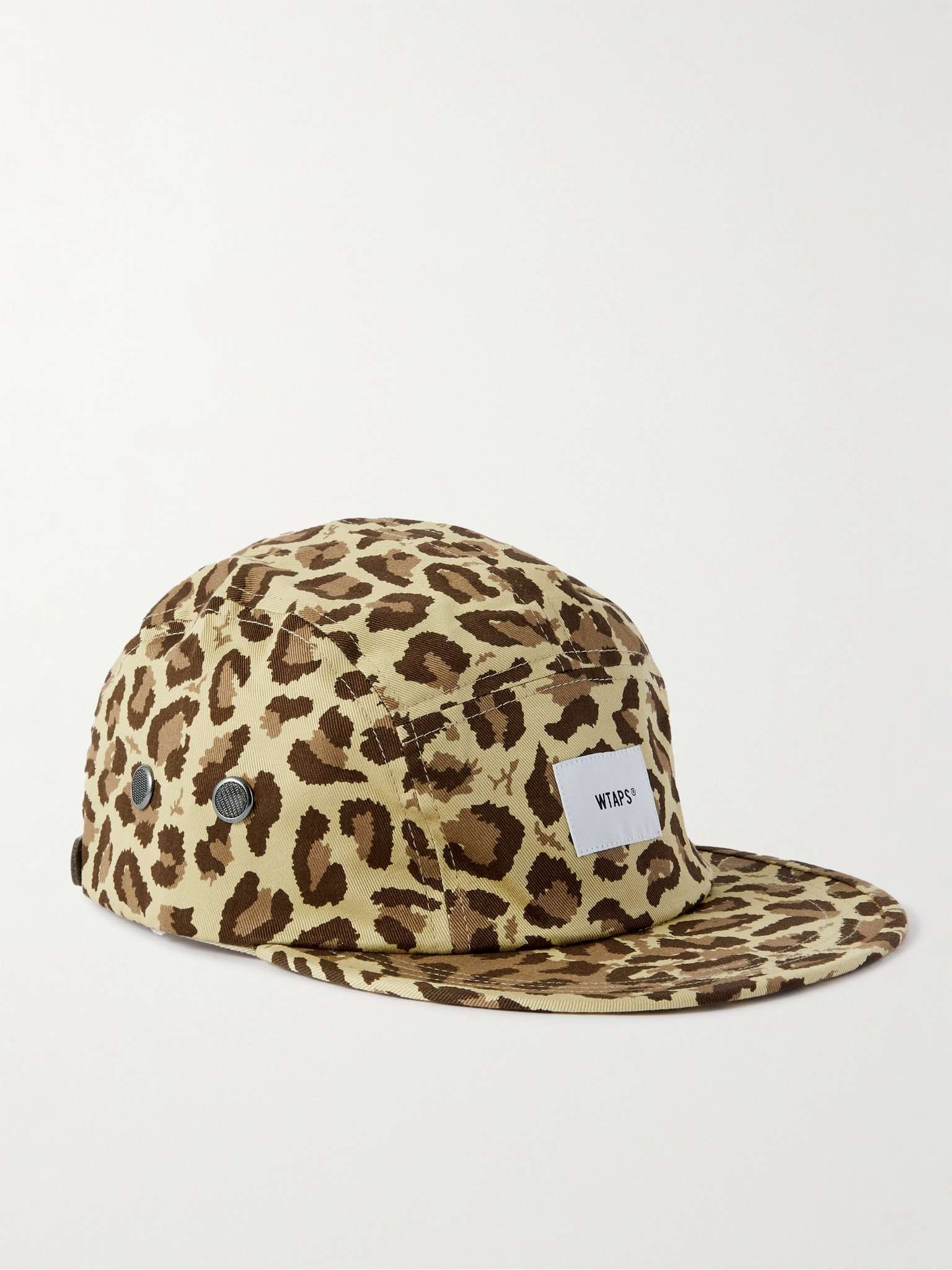 Logo-Appliquéd Leopard-Print Cotton-Twill Baseball Cap - 1