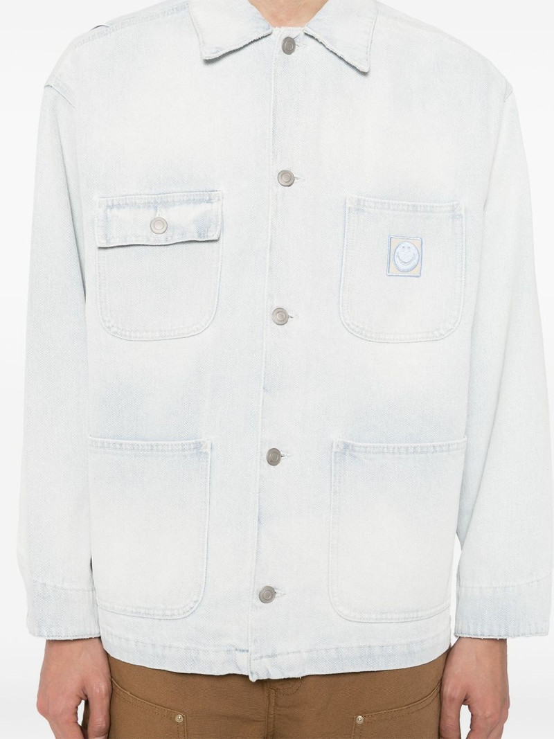 logo-patch denim jacket 5