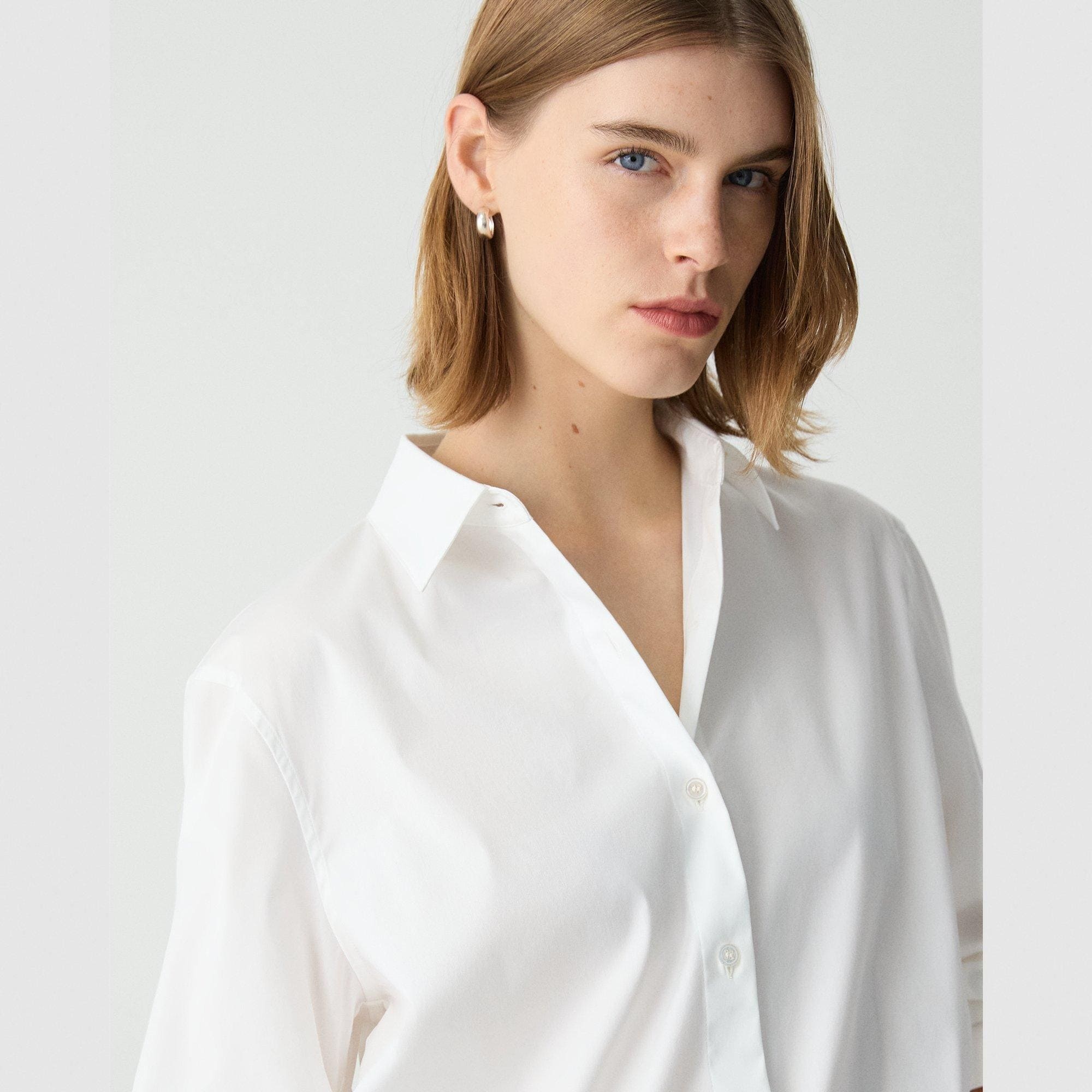 Cropped Shirt in Good Cotton - 5