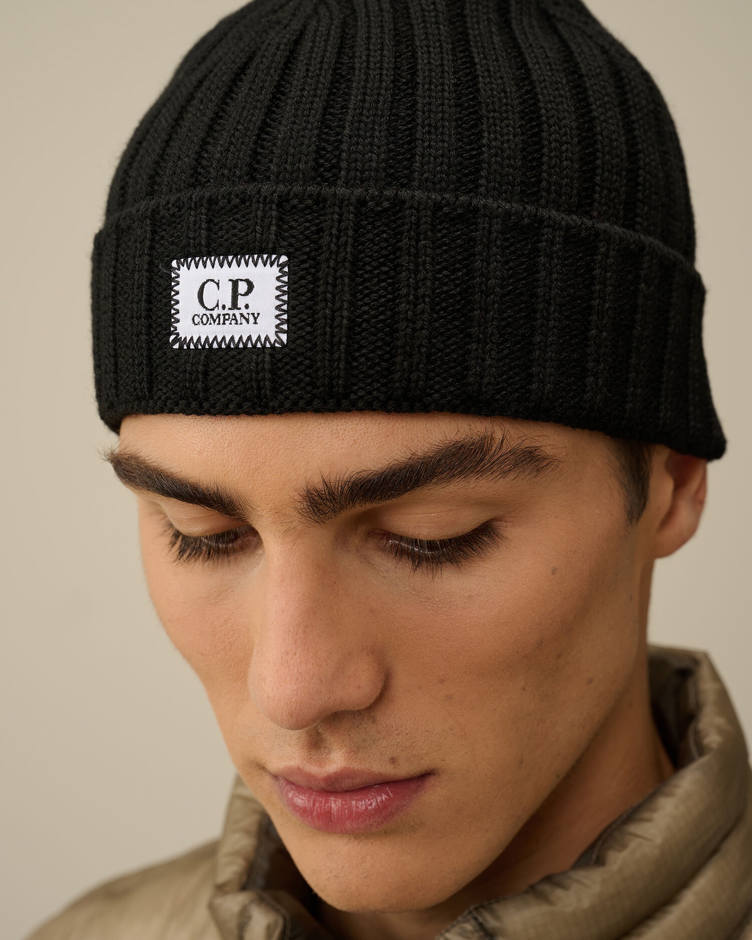 Extra Fine Merino Wool Logo Beanie - 4