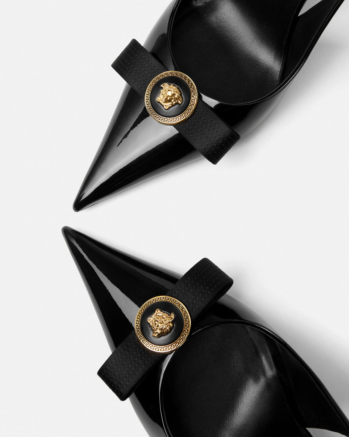 Gianni Ribbon Slingback Pumps 85 mm - 6