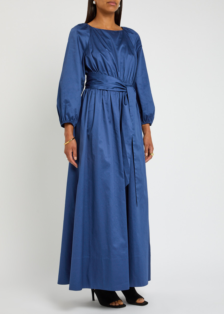 Joseph Bellan Gathered Cotton-sateen Maxi Dress - 2