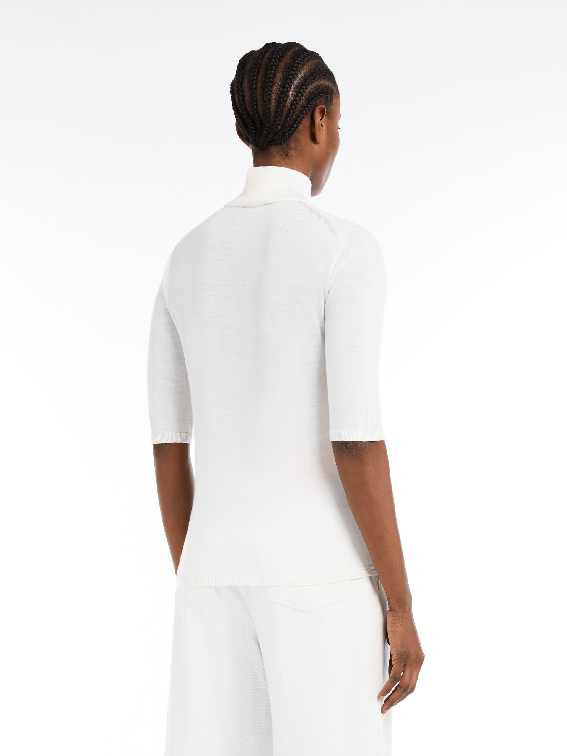 CECINA Wool knit turtleneck jumper - 4
