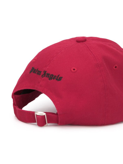 Palm Angels logo embroidered cap outlook